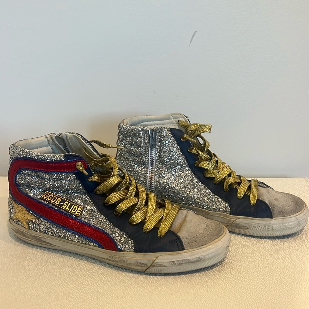Golden Goose half-zip slide size 38